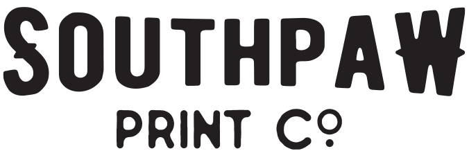 southpaw-logo Southpaw Print Co. Logo Design