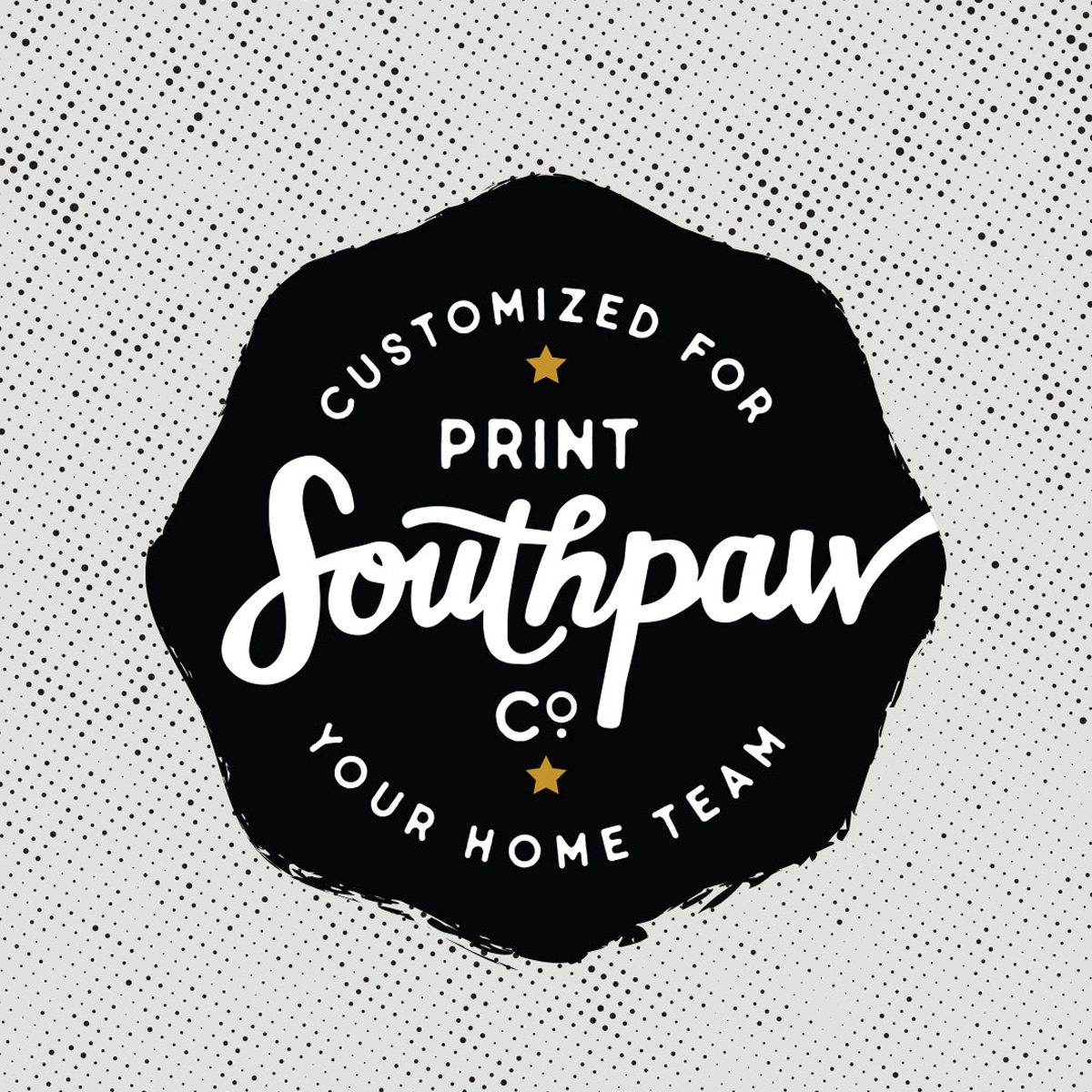 southpaw-square-submark1 Alternate brand mark for Southpaw Print Co.