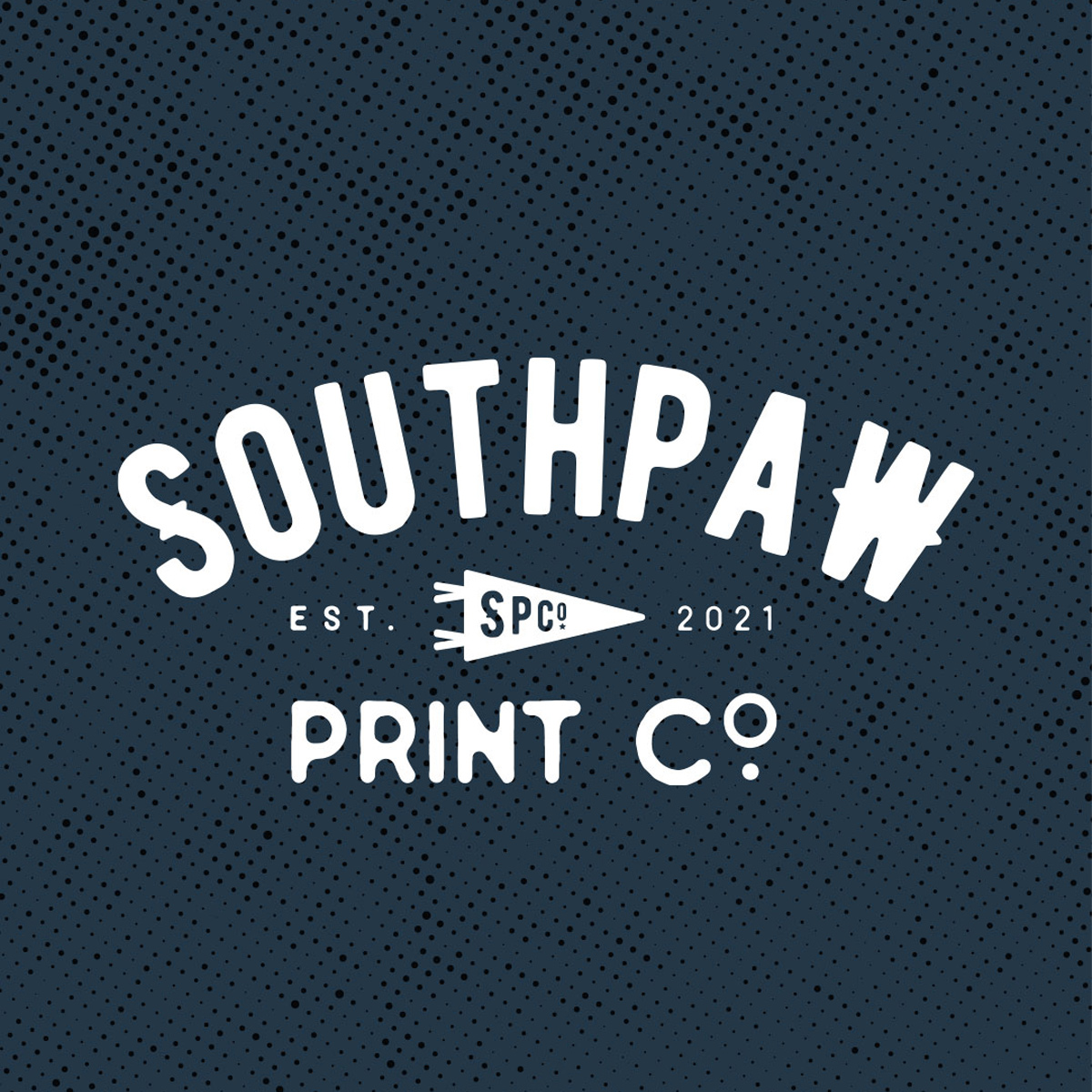 southpaw-square-submark2 Alternate brand mark for Southpaw Print Co.