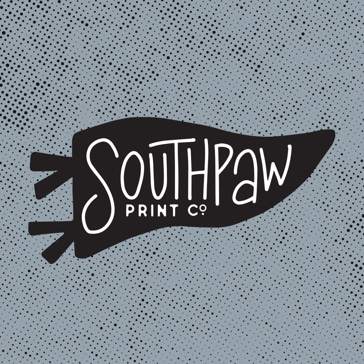 southpaw-square-submark4 Alternate brand mark for Southpaw Print Co.